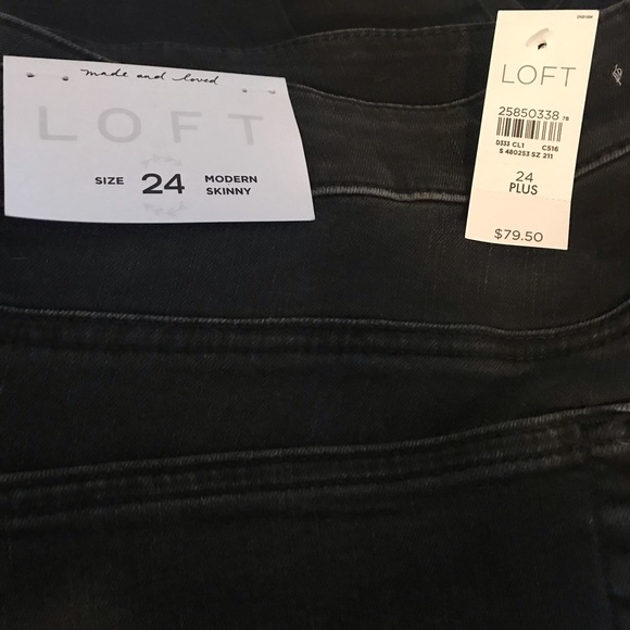 Loft Plus Front Seam Unpicked Skinny Jeans - Picture 4 of 4